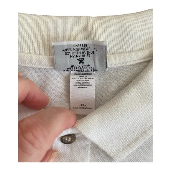 Anvil men’s short sleeve polo sz XL like new - Picture 5 of 5